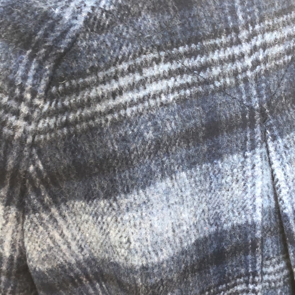 Blue Plaid Swing Jacket-Small - Picture 3 of 11